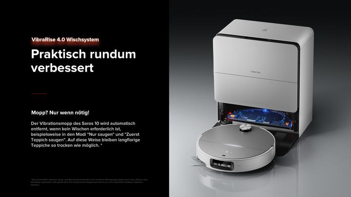 Image du produit Roborock Saros 10 (Robot d'aspiration et de nettoyage)