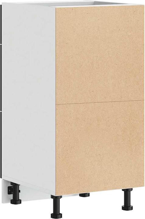 Actual product image VidaXL Unterschrank Schwarz 40x46x81,5 cm Holzwerkstoff Küchenschrank (40 x 46 x 81.5 cm)