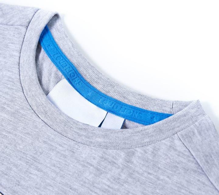 Immagine prodotto VidaXL Maglietta da bambino grigio 128,Materiale: 95 % cotone. 5 (128)