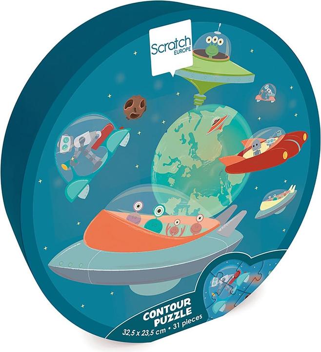 Produktbild Scratch Konturpuzzle Weltall (31 Teile)