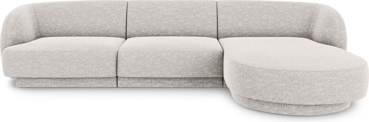 Micadoni Right Corner Sofa, "Miley", 4 Seats, 255x156x70Made in Europe