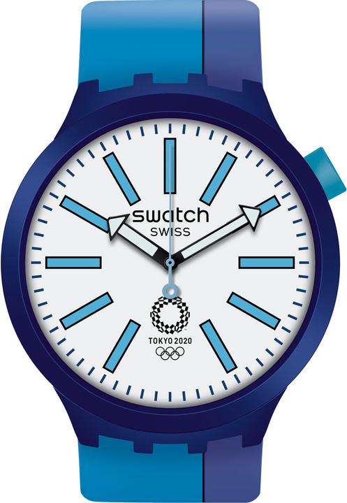 Image du produit Swatch Big Bold Ai Blue (Montre analogique, 47 mm)