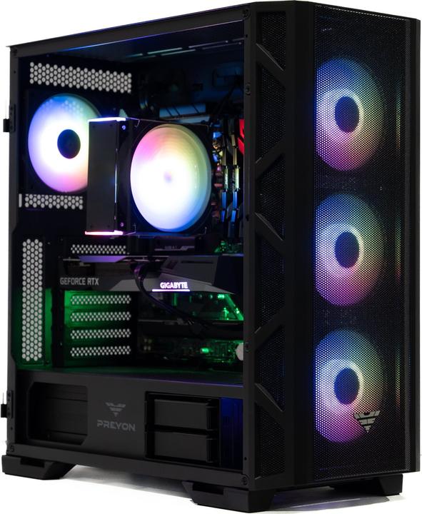 Image du produit Preyon Ordinateur Nest PRO 800 ARGB Core i5-13400F, 32 Go, RTX 4060, 512 Go M.2 PCIe Windows 11 Home