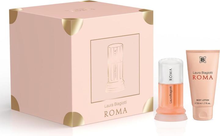 Actual product image Laura Biagiotti Roma EDT 25 ml + Body Lotion 50 ml - Gitfset (Body lotion, 75 ml)