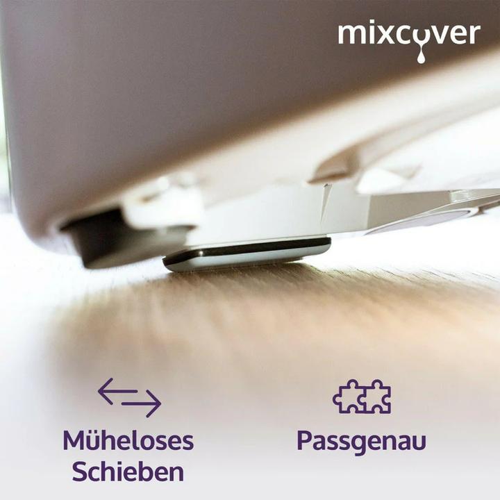 Produktbild Mixcover unsichtbarer Gleiter Slider Zubehör für Thermomix TM6 TM5 günstige Alternative zum Gleitbrett