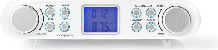 Productafbeelding Nedis Keukenradio FM-radio Onderkastradio 30 voorkeurzenders Display met automatische D (FM)