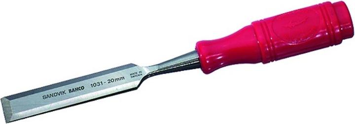 Actual product image Bahco Chisel with red polypropylene handle, 4 mm (4 mm)