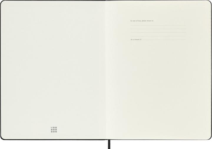 Actual product image Moleskine Geschäftsagenda Professional Hard Cover Weekly Vertical Pro (19 x 25 cm, English)