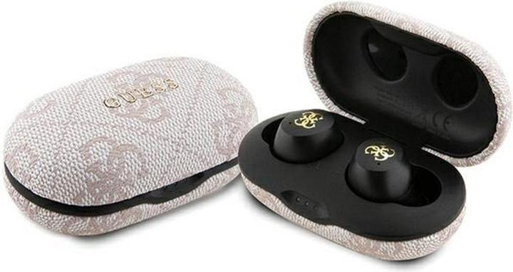 Image du produit Guess Ecouteurs True Wireless 4G PU Metal Logo - rose (5 h, Sans fil)