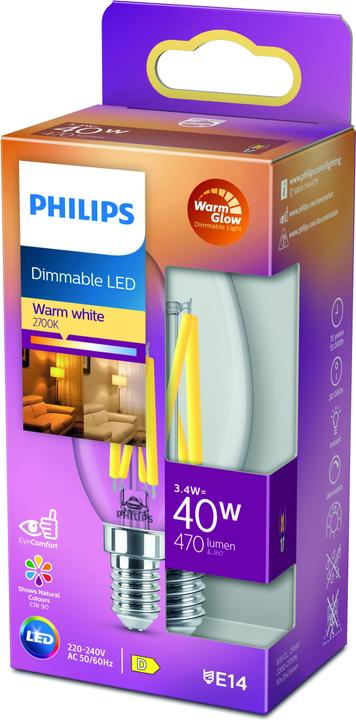Actual product image Philips Lamp (E14, 3.40 W, 470 lm, 1 x, D)
