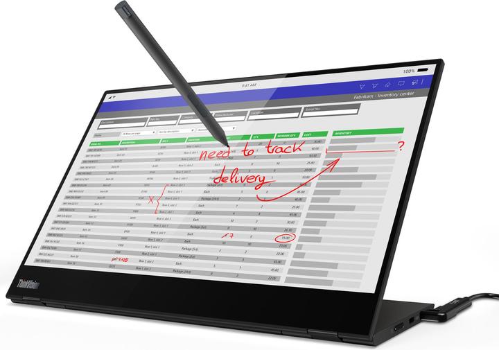 Immagine prodotto Lenovo ThinkVision M14t (1920 x 1080 pixel, 14")