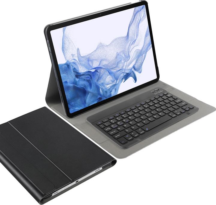 Actual product image Cazy Keyboard case compatible with Samsung Galaxy Tab S8+ - Protective case with magnetic detachable (Eng. Int., Galaxy Tab S8+)
