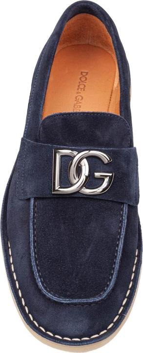 Produktbild Dolce & Gabbana suede moccasin color blue (42)