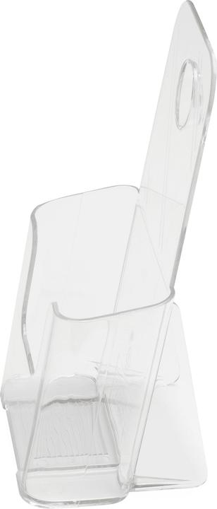 Produktbild Deflecto Prospekthalter, schr„g, DIN lang hoch, glasklar (A4)