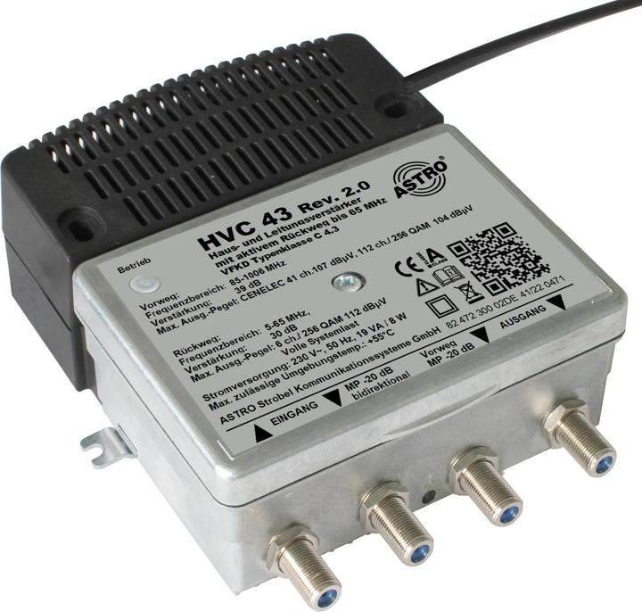 Image du produit Astro Amplificateur à large bande HVC 43