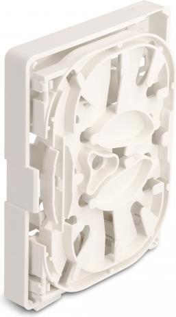 Produktbild Delock LWL Anschlussdose zur Wandmontage für 2 x SC Simplex oder LC Duplex weiss (Spleissbox)