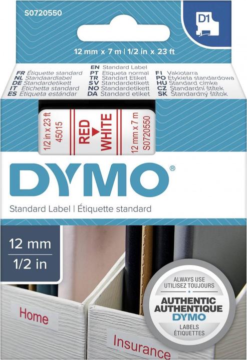 Produktbild Dymo S0720550 (1.20 cm, Rot)