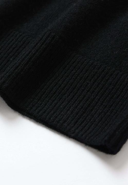 Actual product image Bellemere Pullover Pure Crew Neck Merino-Cashmere Sweater (XL)