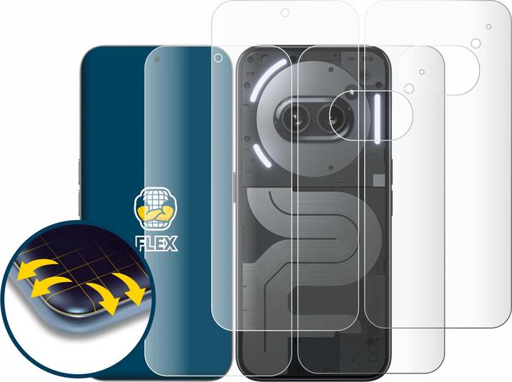 Produktbild BROTECT Fullscreen Schutzfolie Displayschutz Folie Klar Transparent (2 Stück, Nothing Phone (2a))