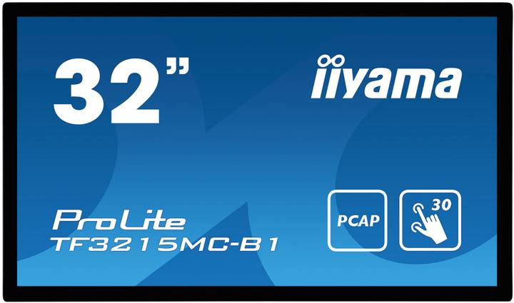 Actual product image iiyama 31.5IN TOUCH PCAP VA PANEL 30 POINTS 1920X1080 8MS 500CD/M2 30 (1920 x 1080 pixels, 32")