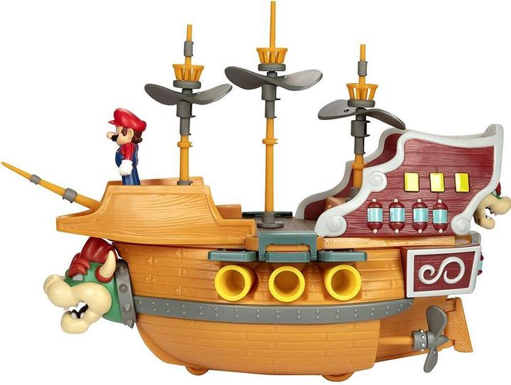 Produktbild Jakks Pacific Super Mario 2.5 Inch Deluxe Bowser"s Ship Playset