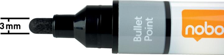 Actual product image Nobo Liquid InkMarker 3 in 1 (Multicoloured, 3 mm, 6 x)