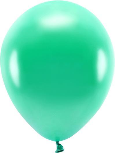 Produktbild Partydeco Luftballons grün metallisiert Eco (10 x)