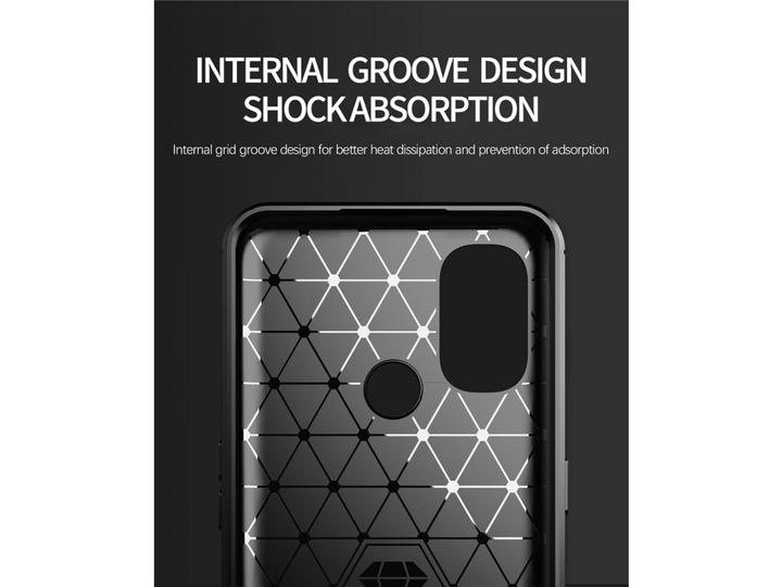 Produktbild Screenguard OnePlus Nord N10 5G Hülle Carbon Brushed Soft TPU (OnePlus Nord N10 5G)