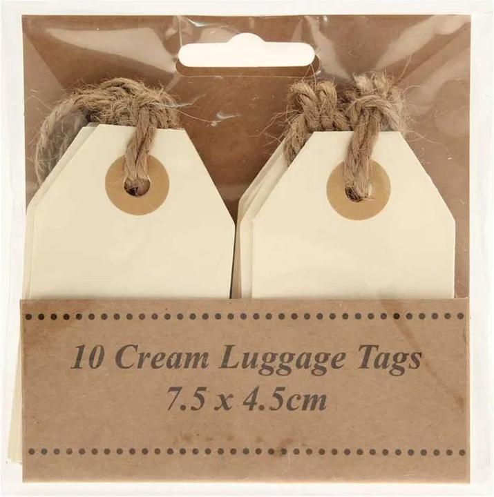 Generic Einfacher Gepäckanhänger (10erPack) (Schlösser & Anhänger)