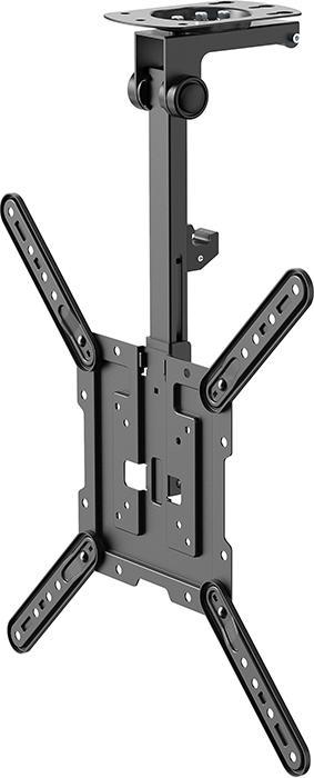Immagine prodotto Multibrackets Staffa a soffitto fino a 55", metallo, nero, max. 20 kg (Soffitto, 55", 20 kg)