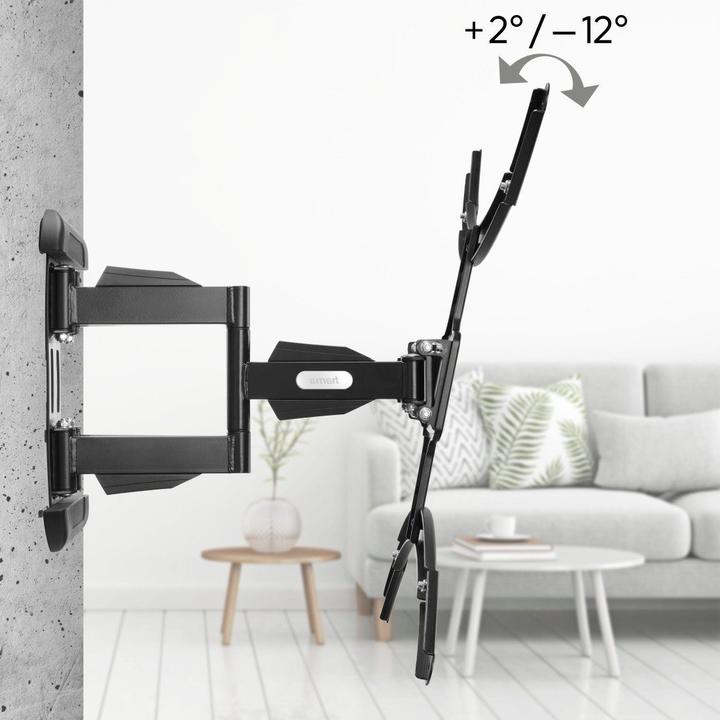 Image du produit Hama Support TV mural, pivotant, inclinable, extensible, 229 cm (90") à 50 kg (Mur, 90", 50 kg)