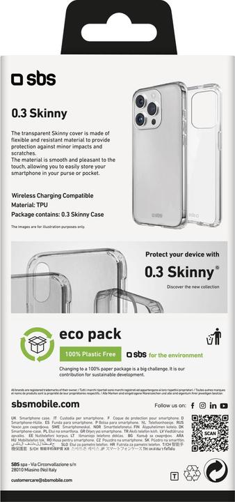 Actual product image SBS Skinny Cover (Apple iPhone 16 Pro)