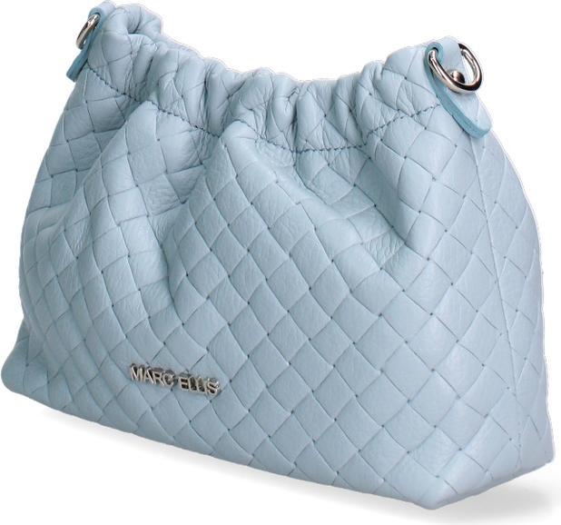 Actual product image Marc Ellis **Damen Umhängetasche Made In Italy - Modell Lunara Lux - 100% Leder** - 21.0 X 16.0 X 7.5 Cm