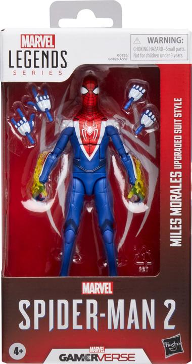 Actual product image Hasbro Spider-Man 2 Marvel Legends Gamerverse Actionfigur Miles Morales (Upgraded Suit Style) 15 cm