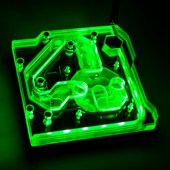 Image du produit Bitspower Monobloc pour ASUS ROG Maximus XI Gene DRGB Nickel - Acrylique