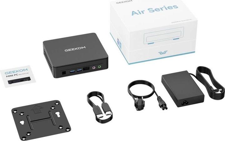 Actual product image Geekom Mini PC Mini Air12 Lite () Intel® N-Reihe N150 8 GB RAM 256 GB SSD I (Intel N150, 8.59 GB, 274.88 GB)