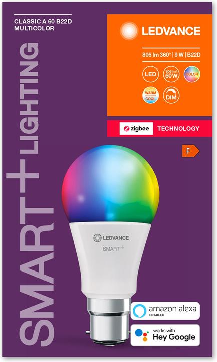 Produktbild Ledvance Smart+ Classic (B22d, 9 W, 800 lm, 1 x, F)