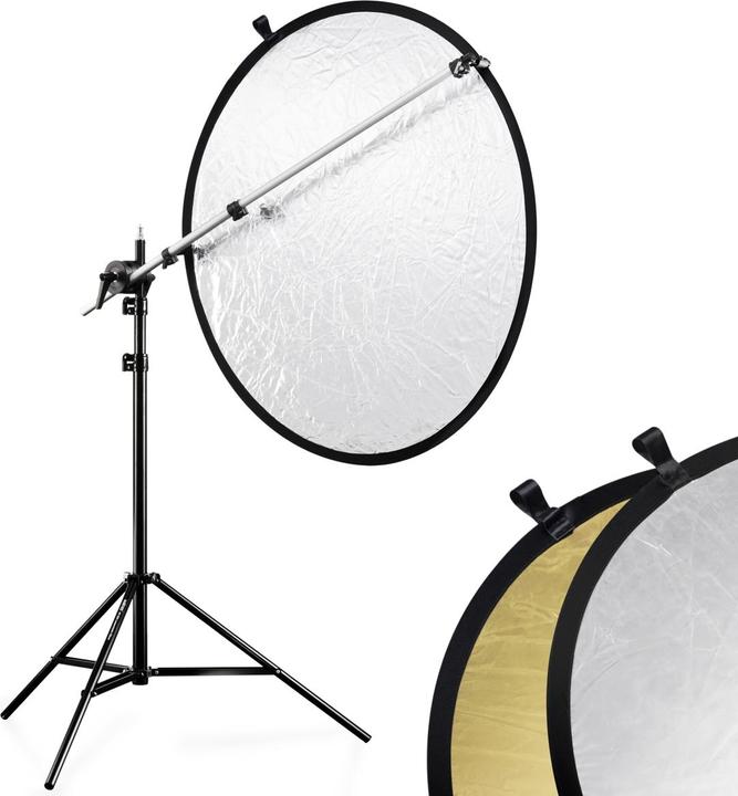 Walimex Set di supporti per riflettori (Specchio, 107 cm)
