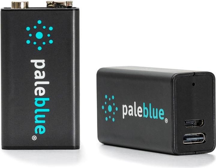 Actual product image Pale Blue PB-9V (2 pcs., 9V Block, 500 mAh)