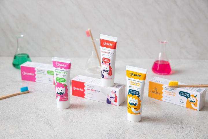 Produktbild Nordics Natural Kids Toothpaste Bubble Gum (50 ml)