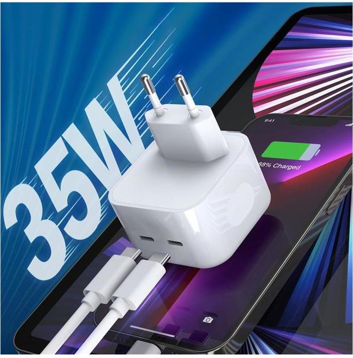 Productafbeelding Choetech Lader 35W Type C SIN Technologie -Wit (35 W)