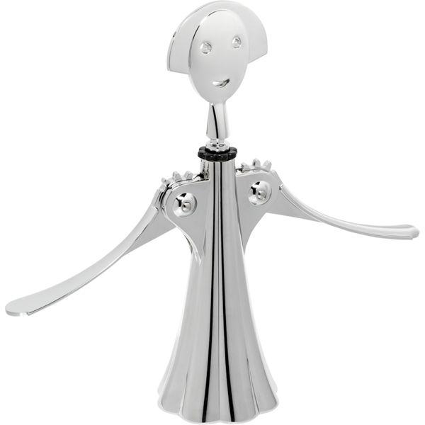 Actual product image Alessi Corkscrew silver coloured (Wing corkscrew)