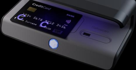 Produktbild Safescan 55 LED UV Prüfgerät für Währungen, Pässe Schwarz (Geldscheinprüfer)