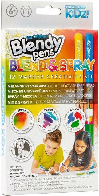 Actual product image Chameleon Airbrush Blend & Spray Set 12 Markers (Multicoloured, 12 x)
