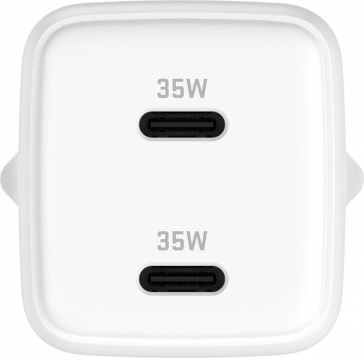 Immagine prodotto Yenkee USB-C Ladegerät 2x18W 3A Power Delivery 3.0 QC3.0 Weiss (35 W)