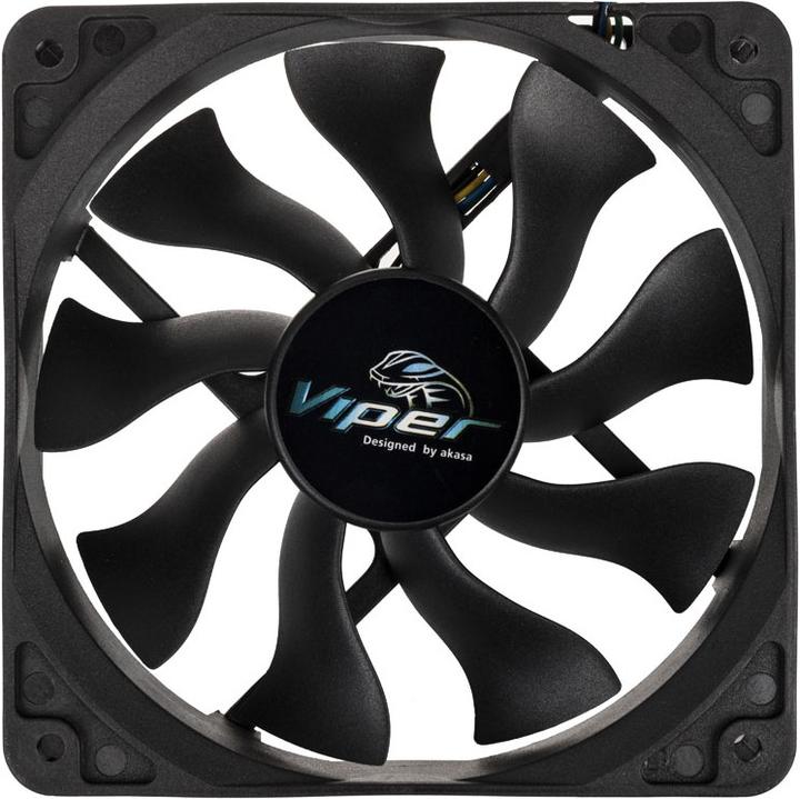 Actual product image Akasa Viper Black (120 mm, 1 x)