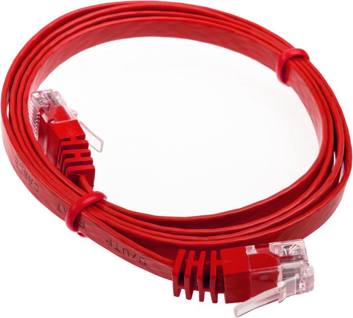 Produktbild InLine 1m Patchkabel flach, U/UTP, Cat.6 (U/UTP, CAT6, 1 m)