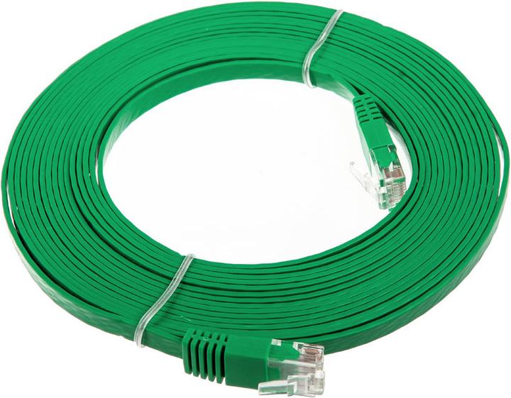 Actual product image InLine 5m patch cable flat, U/UTP, Cat.6 (U/UTP, CAT6, 5 m)
