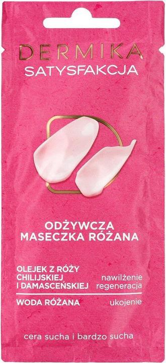 Dermika Beauty Masks Nutritional Satisfaction Rose Mask For Dry And Very Dry Skin 10Ml (10 ml)