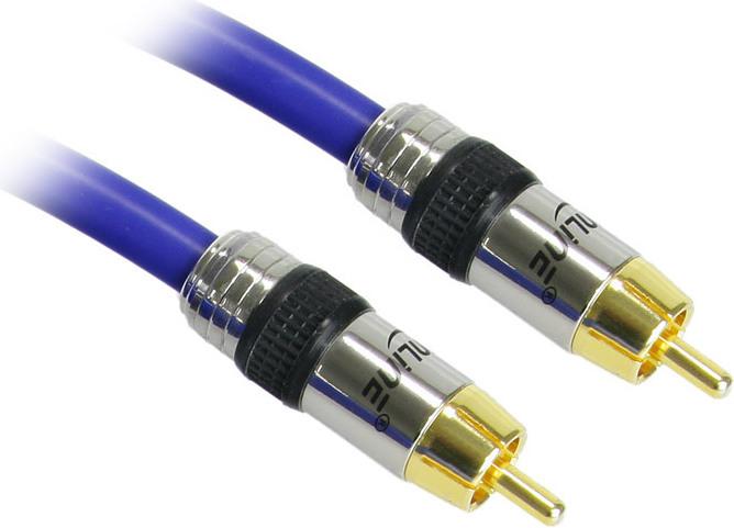 Actual product image InLine Cinch cable AUDIO, gold-plated plugs, 1x Cinch (5 m, Cinch)